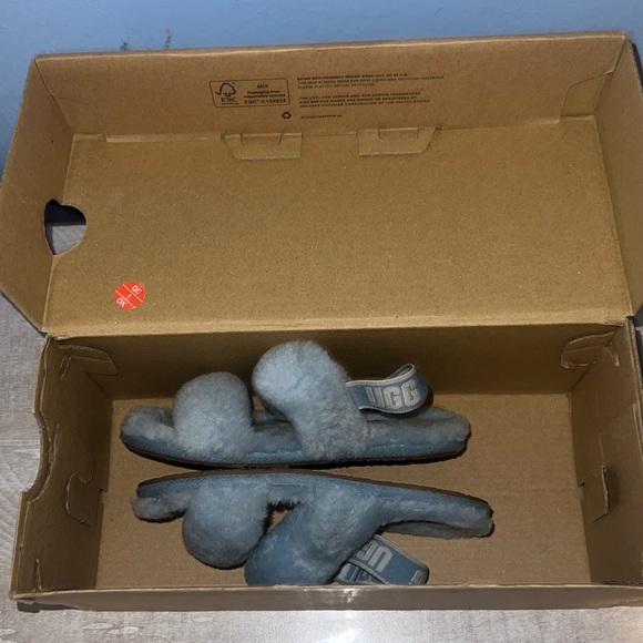 UGG Toddler Oh Yeah Sandals - Size 11 Horizon Blue - Picture 2 of 5